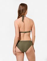 Bikinitop - Gestructureerd materiaal - Kaki