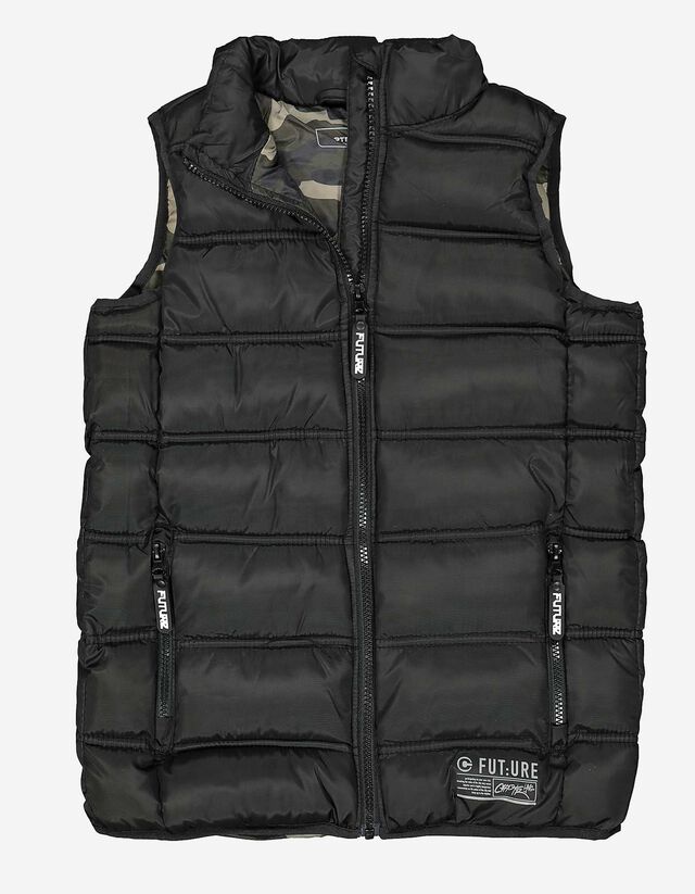 Gilet trapuntato - Catarifrangente - nero