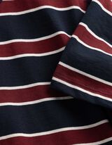 T-Shirt - Streifen - dunkelblau