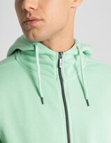 Sportska majica sa zatvaračem - Kapuljača - svijetlo zelena