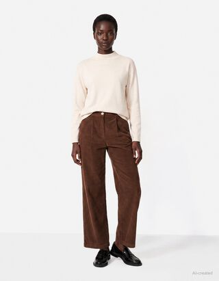 Culotte - Cord - Braun