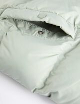 Pre&scaron;&iacute;van&aacute; bunda - Vodoodpudiv&aacute; - tyrkysovy