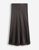 Midirock - einfarbig - schwarz