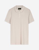 Poloshirt - einfarbig - beige