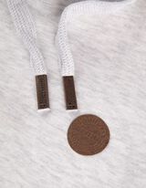 Majica s kapuljačom - Klokan-džep - svijetlo siva