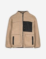 Sweatshirt - Teddyfell - beige