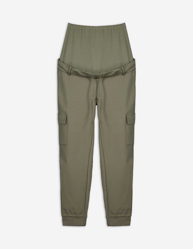 Cargohose - Umstandsmode - grün