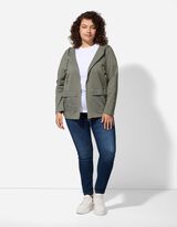 Felpa aperta - Misto cotone - verde