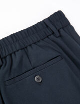 Pantalon - Plooi - donkerblauw