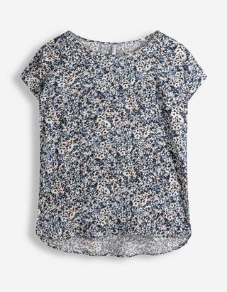 Bluza - Print po čitavoj povr&scaron;ini - plava