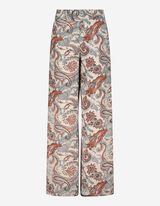 Damen Palazzo-Hose - Viskose  