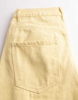 Jeans - Wide Fit - hellgelb