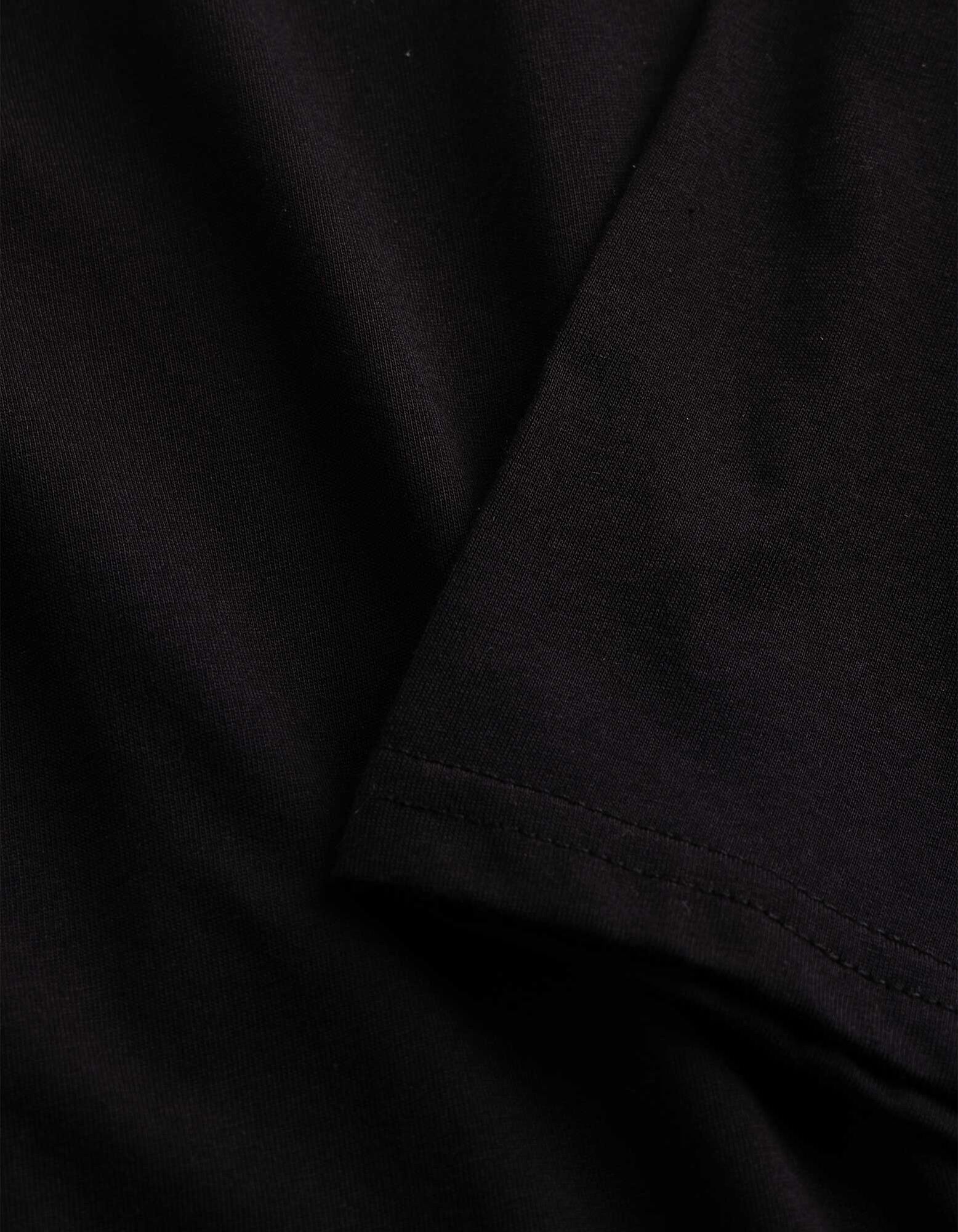 Langarmshirt - Dreiviertel&auml;rmel - Schwarz