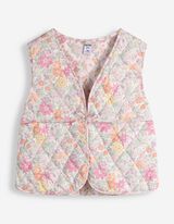 Gilet - Motif all-over - blanc