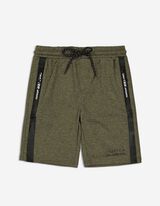 &Scaron;orts - Kontrastne pruge - tamno-zelena