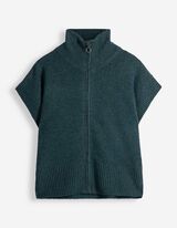 Stricktop - Rei&szlig;verschluss - Petrol