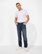 Jean - Coupe Slim Fit - Bleu fonc&eacute;