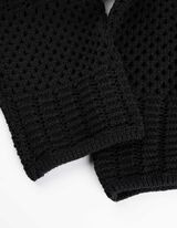 Kampsun - l&uuml;hendatud - must