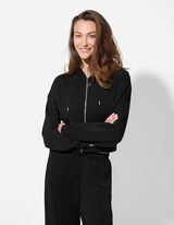 Sweatjacke - schwarz