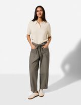 Broek - Geweven stof - groen
