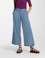 Kilote pantalone - Pojas u obliku petlje - svetlo-plava