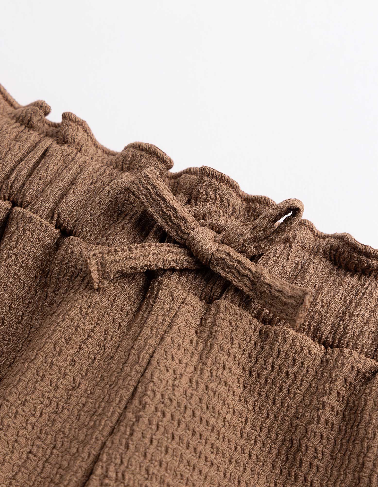 Shorts - einfarbig - Beige