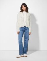 Cardigan - Regular Fit - weiß