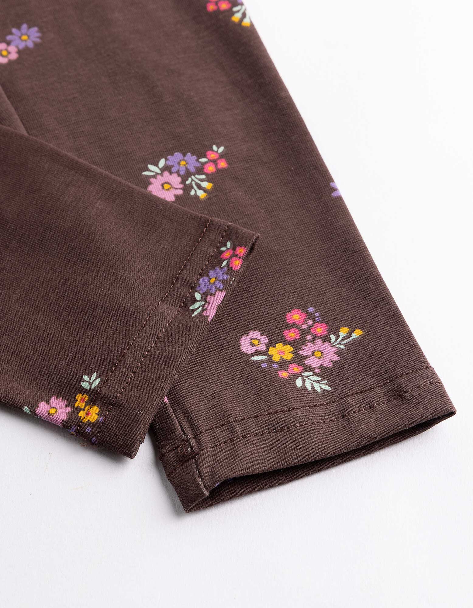 Leggings - Imprim&eacute; all-over - Brun