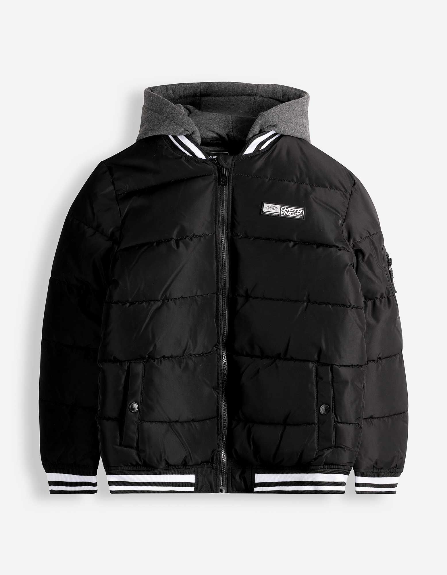 Steppjacke - Wasserabweisend - Schwarz