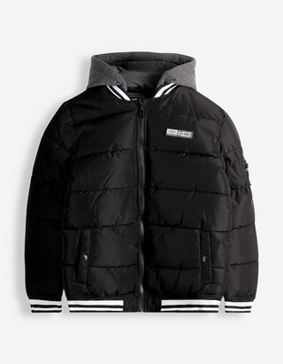 Steppjacke - Wasserabweisend - Schwarz
