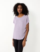 T-shirt - Ademend - Lichtpaars