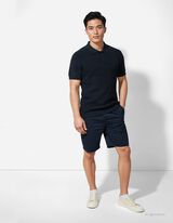 Polokošile - Polo límec - tmave modra