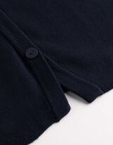 Top in maglia - Abbottonatura - blu scuro