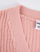 Vest - Grof breisel - roze