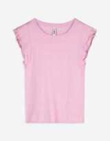 Top sans manches - Volants - Lilas
