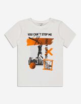 Majica kratkih rukava - Print - bijela