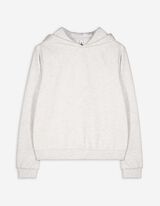 Kapucnis felső - Norm&aacute;l fazon - vilagos szurke