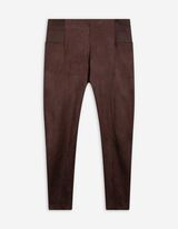 Leggings - einfarbig - dunkelbraun