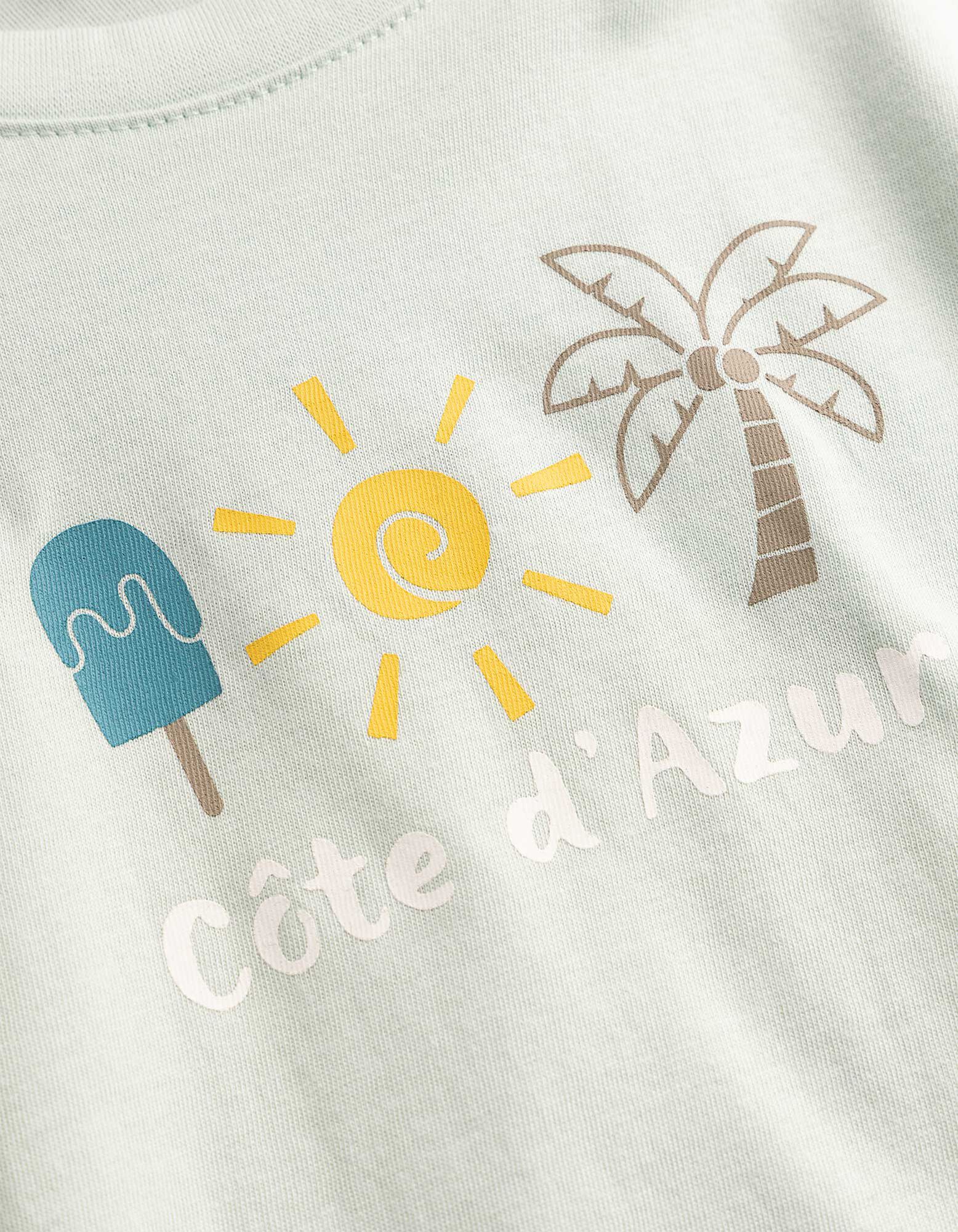 Tričko - Předn&iacute; tisk - Světle modr&aacute;