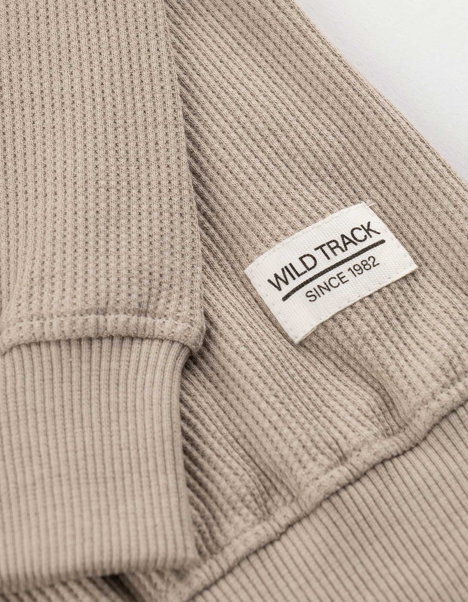 Sweater en broek set - Wafelstructuur - Beige