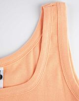 Abito midi - Spacco laterale - arancione