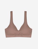 Podprsenka bralette - Tvoj Perfektný Strih - svetlohnedy