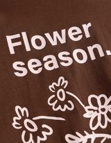 Majica kratkih rukava - Print - svijetlo smedja