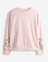 Meleg&iacute;tőfelső - Ballon ujjak - rozsaszin