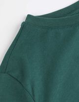 Tričko - Predná potlač - tmavozelena