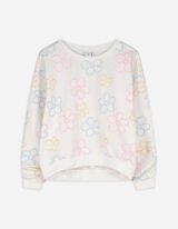 Sweatshirt - Print all-over - wit