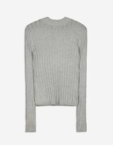Pullover - A costine - grigio