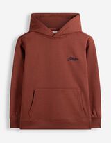 Hoodie - 3D-Applikation - Dunkelrot