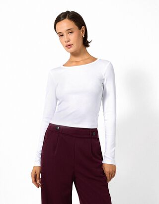 Cropped Shirt - Cropped - Wei&szlig;