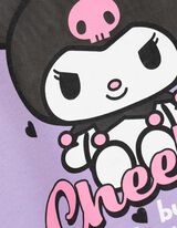 Sweatshirt - Frontprint - lila